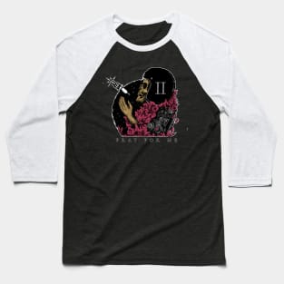 Skull Machine Baseball T-Shirt